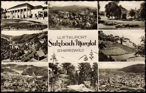 Ansichtskarte .Baden-Württemberg Mehrbild AK Sulbach - Murgtal 1957