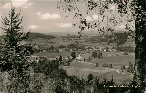 Ansichtskarte Kleinweiler-Weitnau Stadtblick 1963