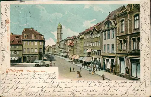 Ansichtskarte Göttingen Weenderstraße 1906