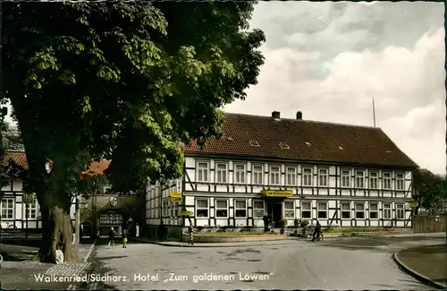 Ansichtskarte Walkenried (Harz) Hotel Zum goldenen Löwen 1964