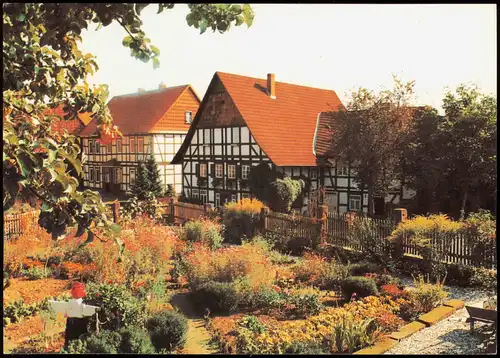 Ansichtskarte Ebergötzen Partie an der Wilhelm-Busch-Mühle 1980