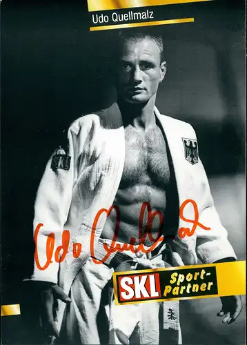 Sammelkarte  Sport SKL Partner Udo Quellmalz Autogrammkarte 1998