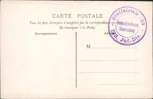 CPA Liginiac La Place 1916  Feldpoststempel