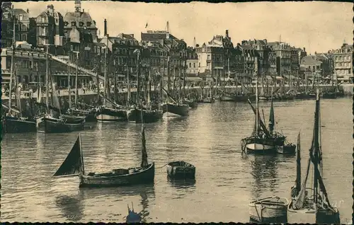 .Frankreich Quai François ler et le Port à marée haute. Frankreich 1928