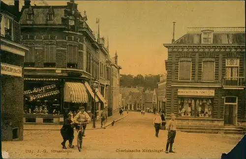 Postkaart Rotterdam Rotterdam Charloissche Kerksingel. 1911