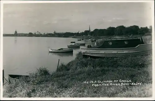 Kingston upon Hull GLIMPSE OF GOOLE FROM THE RIVER BANK-ARJAY 1966