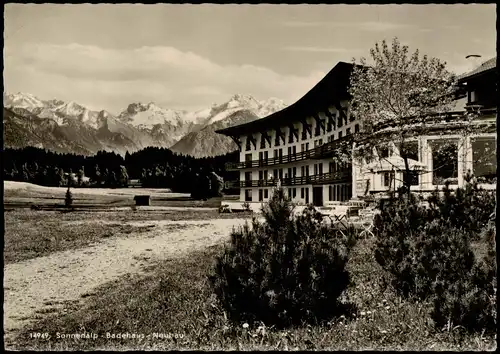 Sonthofen Alpen-Moor und Kneippbad Sonnenalp - Badehaus Neubau 1962