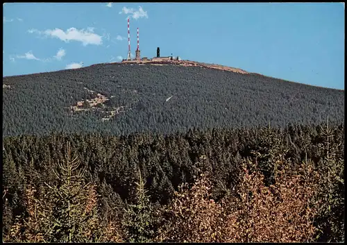 Ansichtskarte Ilsenburg (Harz) Torfhaus Brockenblick - Sender 1978