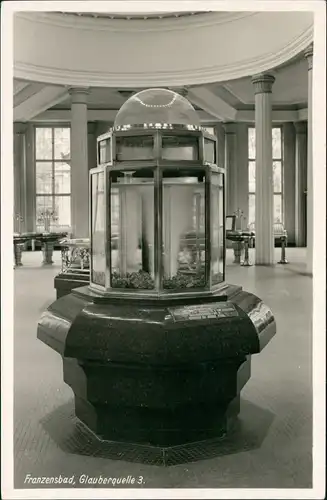 Franzensbad Františkovy Lázně Glauberquelle 3 - Innenansicht 1932