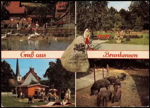 Brunkensen-Alfeld (Leine) RÄUBER-LIPPOLD-PARK (Mehrbildkarte) 1987