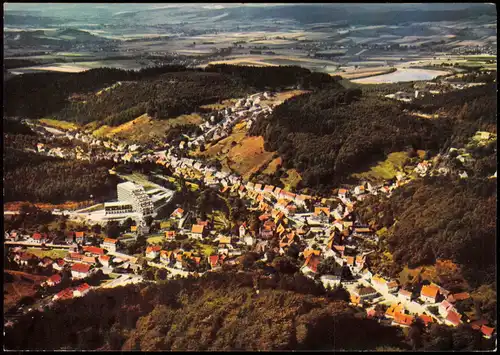 Ansichtskarte Bad Grund (Harz) Luftbild Luftaufnahme 1973