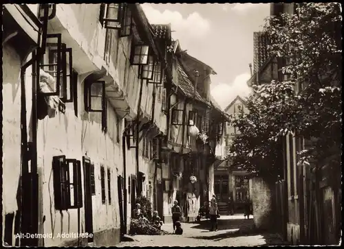 Ansichtskarte Detmold Alt-Detmold, Adolfstraße 1960