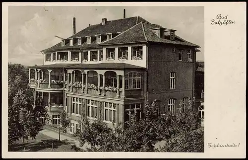 Ansichtskarte Bad Salzuflen Sophienhaus 1 1934