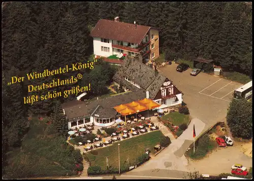 Ansichtskarte Altenau-Clausthal-Zellerfeld Landgasthaus Tanneck Luftbild 1988