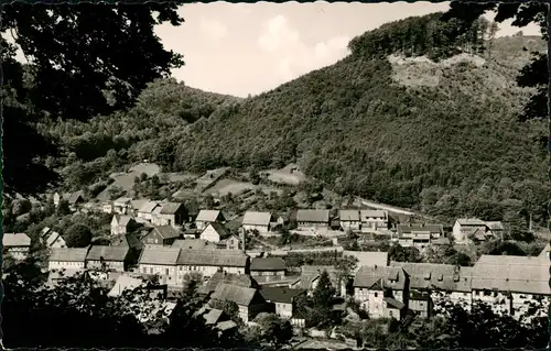 Ansichtskarte Zorge Blick v. Rundweg auf Oberzorge 1958