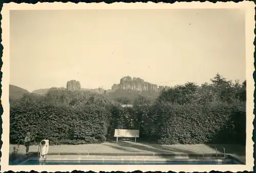 Foto Bad Schandau Blick auf das Elbsandsteingebirge 1967 Foto