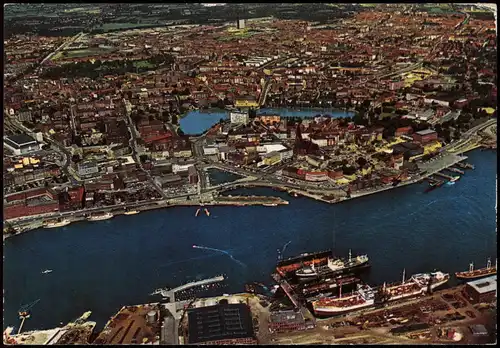 Ansichtskarte Kiel Luftbild 1973