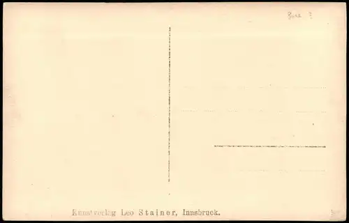 Ansichtskarte Innsbruck Kind, Treppe - Jesuskreuz 1912