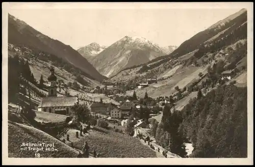 Ansichtskarte Sellrain mit Freihut im Tirol 1927