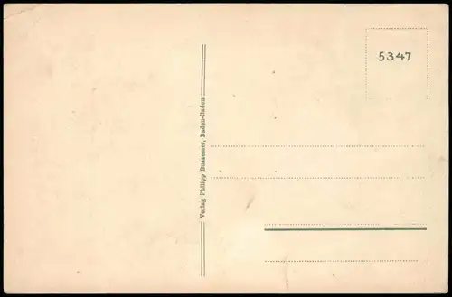 Ansichtskarte Baden-Baden Stadtpartie 1915