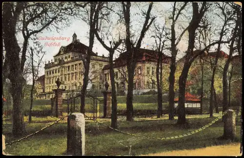 Ansichtskarte Ludwigsburg Residenzschloss - Pforte 1934