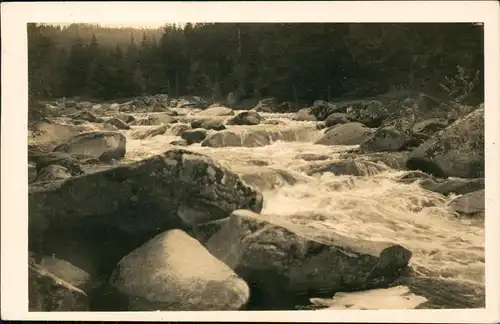 Postcard Rehberg Srní na Sumava Z Klostermannovy cesty. Na Výdře. 1952