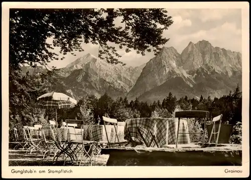 Ansichtskarte Grainau Gunglstub'n am Stampfistich 1965