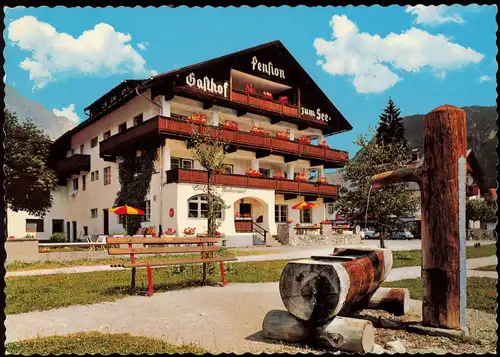 Ansichtskarte Leutasch Gasthof "Zum See" 1968