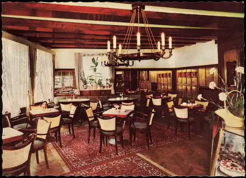 Bad Gandersheim Hotel Weißes Roß Innenansicht Bes.: Wilh. Zilch 1962