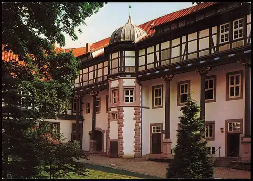 Ansichtskarte Herzberg (Harz) Welfenschloss Innenhof 2000