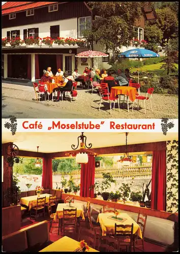Ansichtskarte Oberstdorf (Allgäu) Café »Moselstube« Restaurant 1978