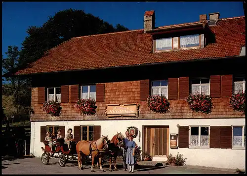 Ansichtskarte Betzigau Allgäu Gasthaus-Pension Mittelallgäu 1993