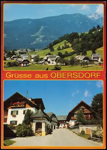 Bad Mitterndorf Umland-Ansichten Obersdorf Ausseerland Steirisches Salzkammergut 1980