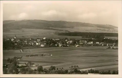 Postcard Bad Bielohrad Lázně Bělohrad Stadtblick Fotokarte 1947