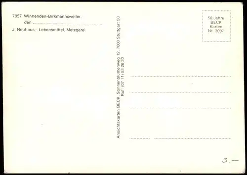 Ansichtskarte Winnenden Birkmannsweiler - Stadtpartien 1983