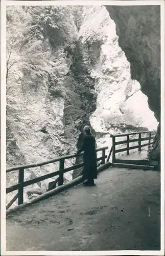 Foto Garmisch-Partenkirchen Partnachklamm 1930 Privatfoto