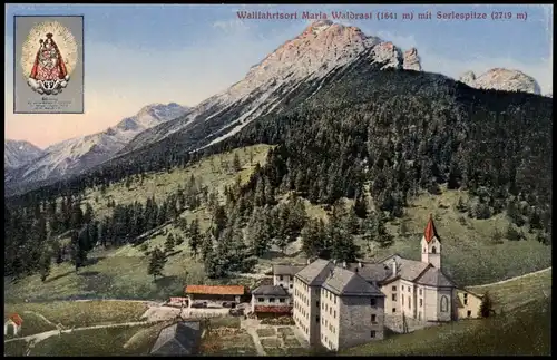 Ansichtskarte Maria Waldrast-Matrei am Brenner Kloster 1912
