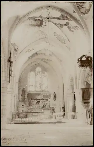 Ansichtskarte  Religion Kirche - zerstörte Kirche 1913