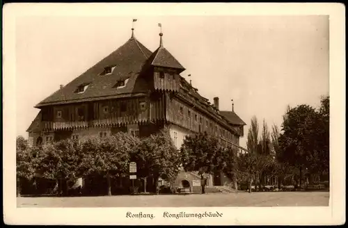 Ansichtskarte Konstanz Konzilgebäude 1931