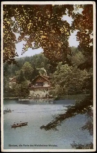 Ebnisee-Welzheim Ebnisee, die Perle des Welzheimer Waldes. Restaurant 1941