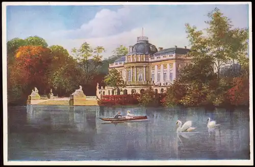 Ansichtskarte Ludwigsburg Schloss Monrepos - Künstlerkarte 1940