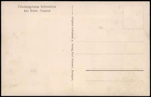 Ansichtskarte Schwäbisch Gmünd Erholungsheim Schönblick, Heuernte 1912