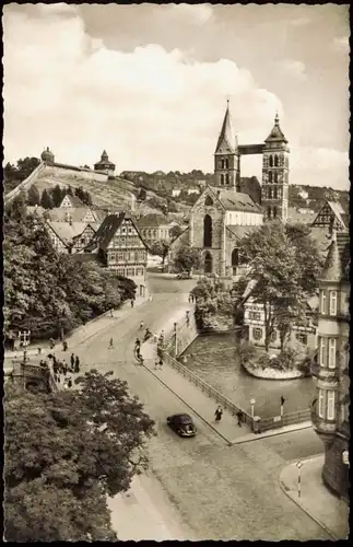 Ansichtskarte Esslingen Stadtpartie, Straße VW Käfer 1969