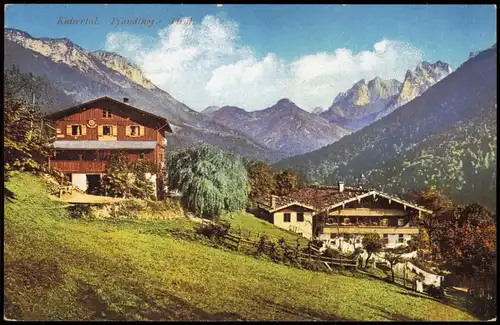 Ansichtskarte Ebbs Kaisertal. Pfandlthof - Tirol 1912