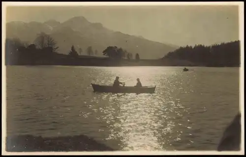Ansichtskarte Innsbruck Bootsfahrt auf See Stimmungsbild 1930