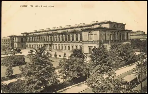 Ansichtskarte München Alte Pinakothek 1912