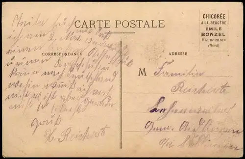 Ansichtskarte  LE PASSAGE DU GUE (Troyons) 1918