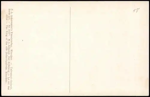 Ansichtskarte  Künstlerkarte. M. v. Schwind: Der Erlkönig 1910