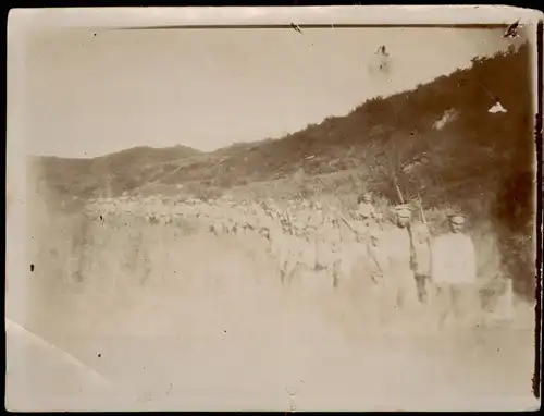 .Russland Rußland Россия Militaria marschierende Soldaten 1906 Privatfoto Foto