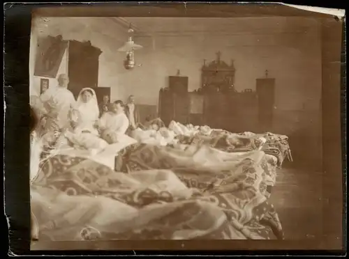 .Russland Rußland Россия Krankenschwestern Arzt im Lazarett Militaria 1906 Privatfoto Foto